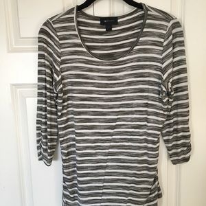 Striped Olive Tee